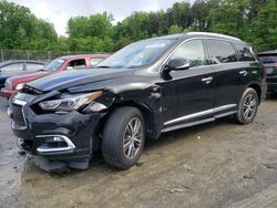 Salvage cars for sale from Copart Waldorf, MD: 2017 Infiniti QX60