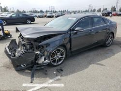 Salvage cars for sale from Copart Rancho Cucamonga, CA: 2013 Ford Fusion Titanium