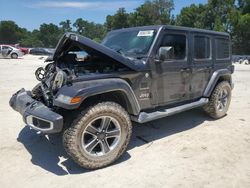Vehiculos salvage en venta de Copart Ocala, FL: 2019 Jeep Wrangler Unlimited Sahara