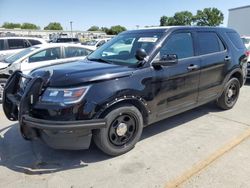 Salvage cars for sale from Copart Sacramento, CA: 2018 Ford Explorer Police Interceptor