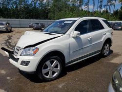 Mercedes-Benz salvage cars for sale: 2011 Mercedes-Benz ML 350 4matic