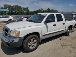 Salvage cars for sale from Copart Spartanburg, SC: 2005 Dodge Dakota Quad SLT