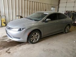 Salvage cars for sale from Copart Abilene, TX: 2016 Chrysler 200 Limited