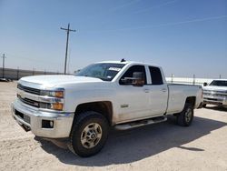 Vehiculos salvage en venta de Copart Andrews, TX: 2017 Chevrolet Silverado K2500 Heavy Duty LT