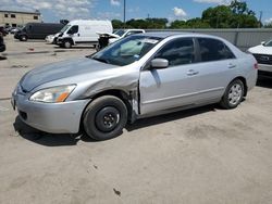 Honda salvage cars for sale: 2005 Honda Accord LX