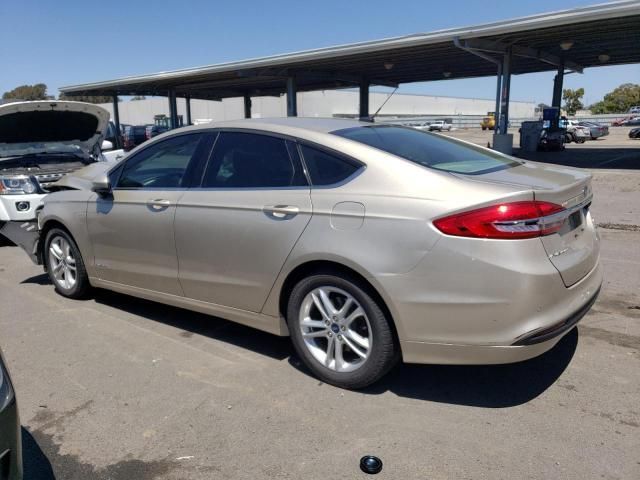 2018 Ford Fusion SE Hybrid