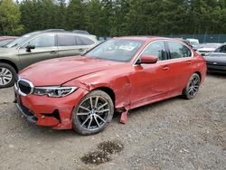 BMW salvage cars for sale: 2020 BMW 330XI