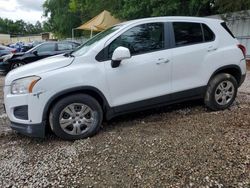 Salvage cars for sale from Copart Knightdale, NC: 2016 Chevrolet Trax LS