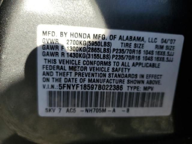 2007 Honda Pilot EXL