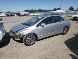 Honda salvage cars for sale: 2009 Honda Civic EXL