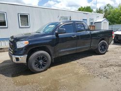 Salvage cars for sale from Copart Lyman, ME: 2015 Toyota Tundra Double Cab SR/SR5