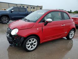 Fiat 500 salvage cars for sale: 2016 Fiat 500 Lounge