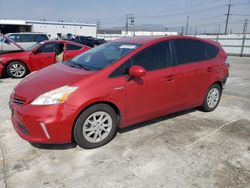 Toyota salvage cars for sale: 2012 Toyota Prius V