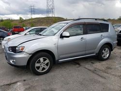 Mitsubishi Outlander salvage cars for sale: 2010 Mitsubishi Outlander ES