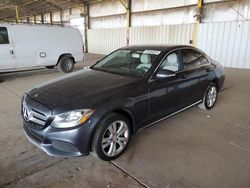 Salvage cars for sale from Copart Phoenix, AZ: 2015 Mercedes-Benz C 300 4matic