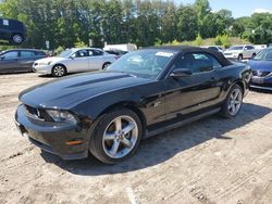 Ford salvage cars for sale: 2010 Ford Mustang GT