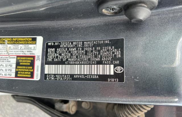 2008 Toyota Camry Hybrid