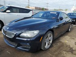 Salvage cars for sale from Copart Chicago Heights, IL: 2013 BMW 650 XI