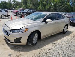 Ford Fusion S salvage cars for sale: 2019 Ford Fusion S