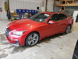 Infiniti salvage cars for sale: 2021 Infiniti Q50 Sensory