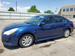Salvage cars for sale from Copart Littleton, CO: 2010 Subaru Legacy 2.5I Premium
