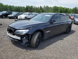 Salvage cars for sale from Copart Bowmanville, ON: 2014 BMW 750 XI