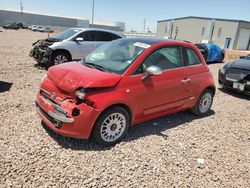 Fiat salvage cars for sale: 2015 Fiat 500 Lounge