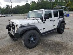 Jeep salvage cars for sale: 2012 Jeep Wrangler Unlimited Rubicon