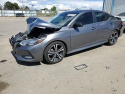 Nissan salvage cars for sale: 2020 Nissan Sentra SR