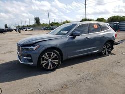 Salvage cars for sale from Copart Miami, FL: 2022 Volvo XC60 B5 Inscription