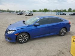 Honda salvage cars for sale: 2018 Honda Civic EX