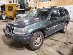Salvage cars for sale from Copart Anchorage, AK: 2003 Jeep Grand Cherokee Laredo