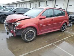 Pontiac Vibe salvage cars for sale: 2007 Pontiac Vibe