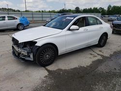 Salvage cars for sale from Copart Lumberton, NC: 2015 Mercedes-Benz C 300 4matic