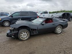 Salvage cars for sale from Copart Indianapolis, IN: 1991 Chevrolet Corvette