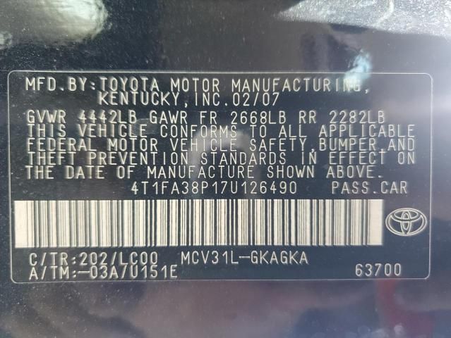 2007 Toyota Camry Solara SE