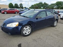 Pontiac salvage cars for sale: 2008 Pontiac G6 Value Leader