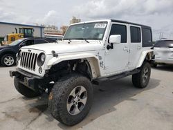 Jeep salvage cars for sale: 2018 Jeep Wrangler Unlimited Sahara