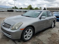 Salvage cars for sale from Copart Littleton, CO: 2004 Infiniti G35