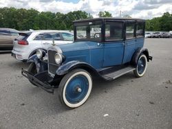Salvage cars for sale from Copart Glassboro, NJ: 1927 Chevrolet CAP