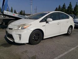 Salvage cars for sale from Copart Rancho Cucamonga, CA: 2012 Toyota Prius