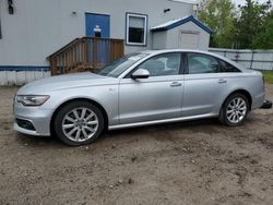 Salvage cars for sale from Copart Lyman, ME: 2015 Audi A6 Premium Plus