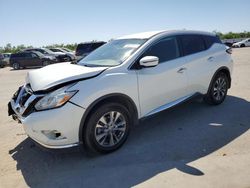 Nissan Murano s salvage cars for sale: 2016 Nissan Murano S