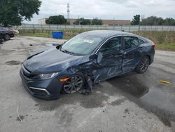 Honda Civic salvage cars for sale: 2020 Honda Civic EX