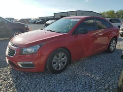 Chevrolet salvage cars for sale: 2015 Chevrolet Cruze LS