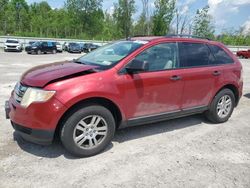 Salvage cars for sale from Copart Leroy, NY: 2007 Ford Edge SE