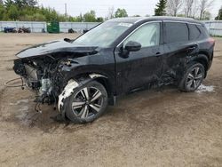 Salvage cars for sale from Copart Ontario Auction, ON: 2021 Nissan Rogue Platinum