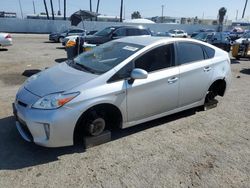 Salvage cars for sale from Copart Van Nuys, CA: 2015 Toyota Prius