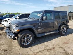 Jeep salvage cars for sale: 2021 Jeep Wrangler Unlimited Sahara