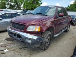 Ford salvage cars for sale: 2003 Ford F150 Supercrew